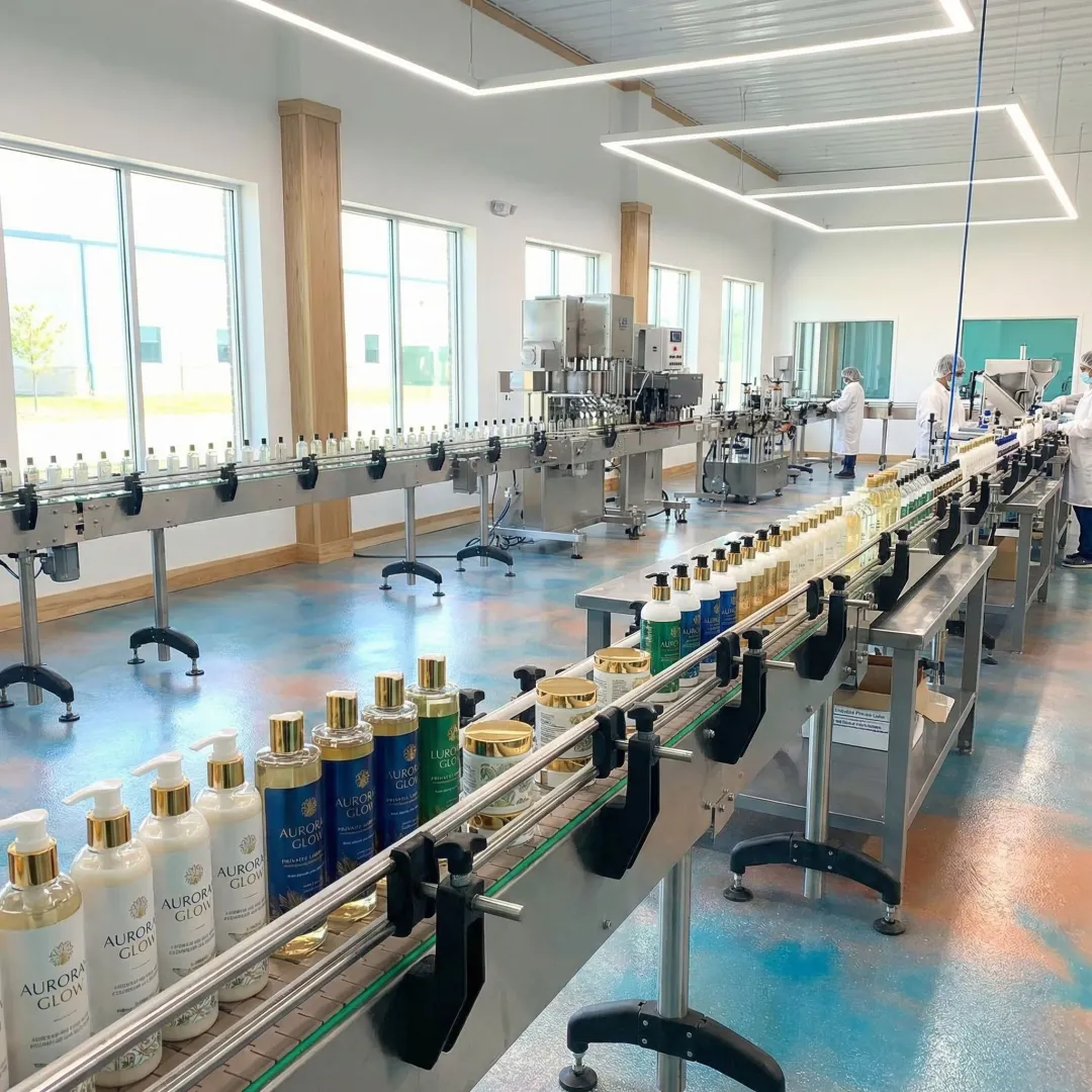 Professional private label packaging and manufacturing facility with quality products