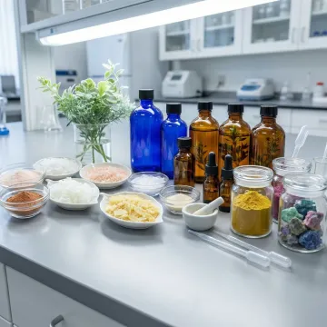 Natural ingredients including botanical extracts and essential oils for chemical formulation