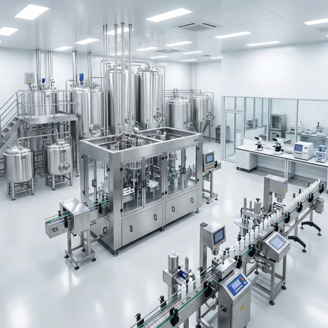 Small batch manufacturing equipment for men's wellness products