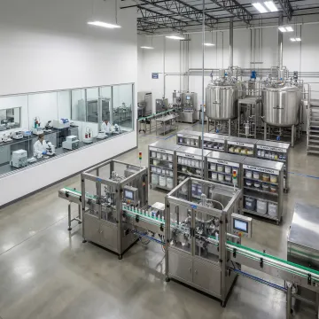 Small batch gel toothpaste manufacturing equipment in FDA compliant facility