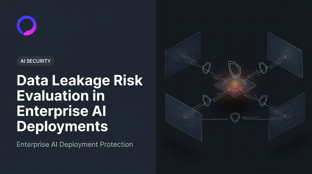 Data Leakage Risk Evaluation in Enterprise AI Deployments