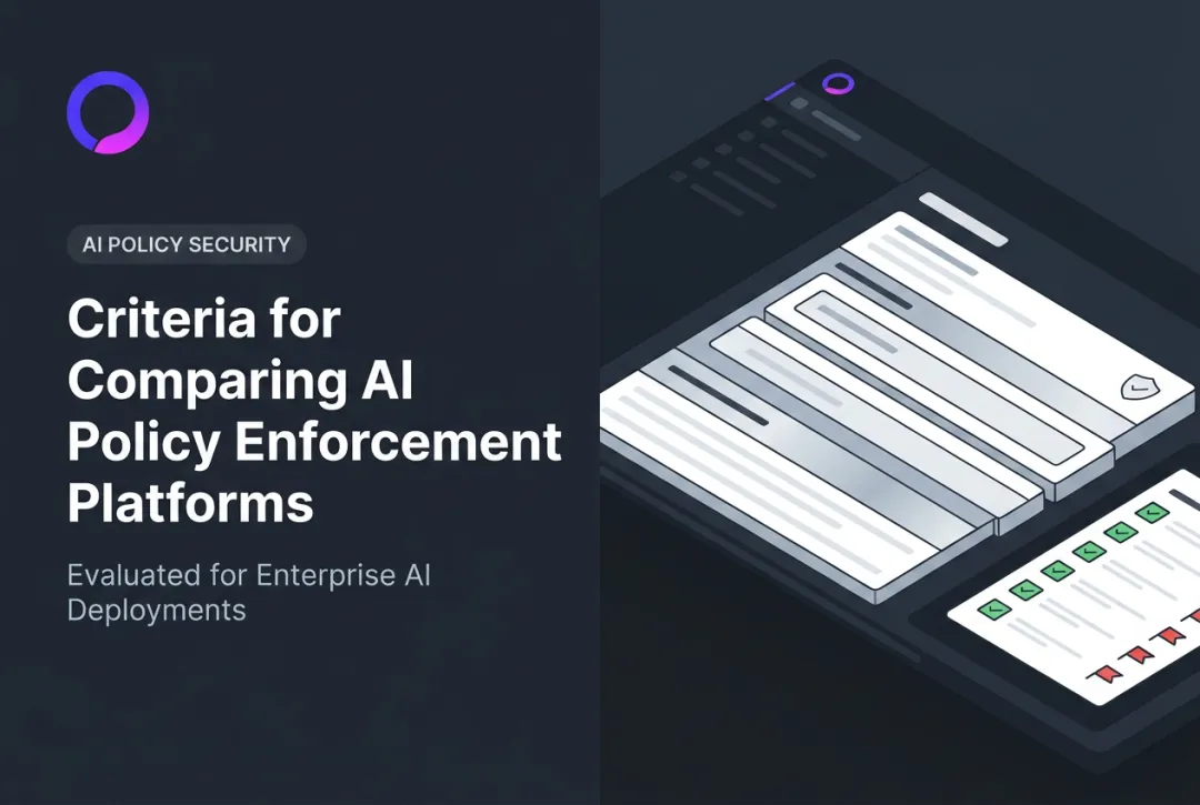 Criteria for Comparing AI Policy Enforcement Platforms