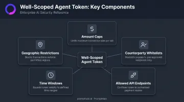 5 components of a well-scoped AI agent payment token security design