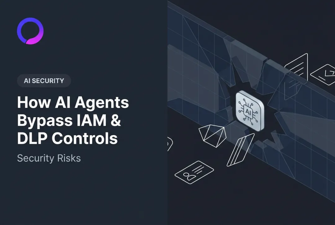 How AI Agents Bypass IAM & DLP Controls: Security Risks