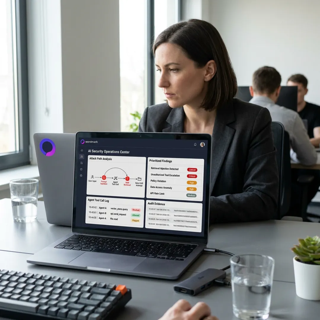 AI red team process dashboard