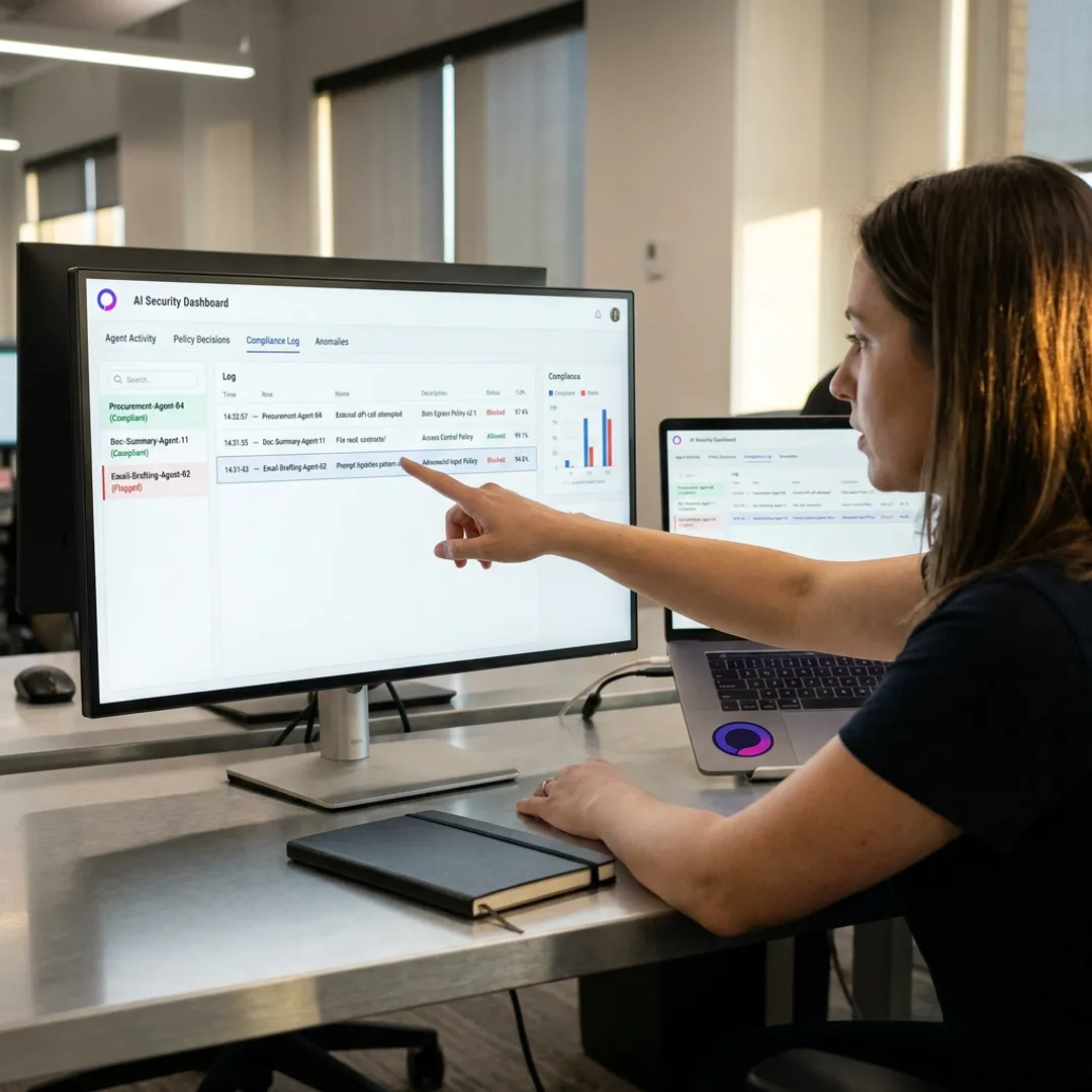 AI compliance audit logging dashboard