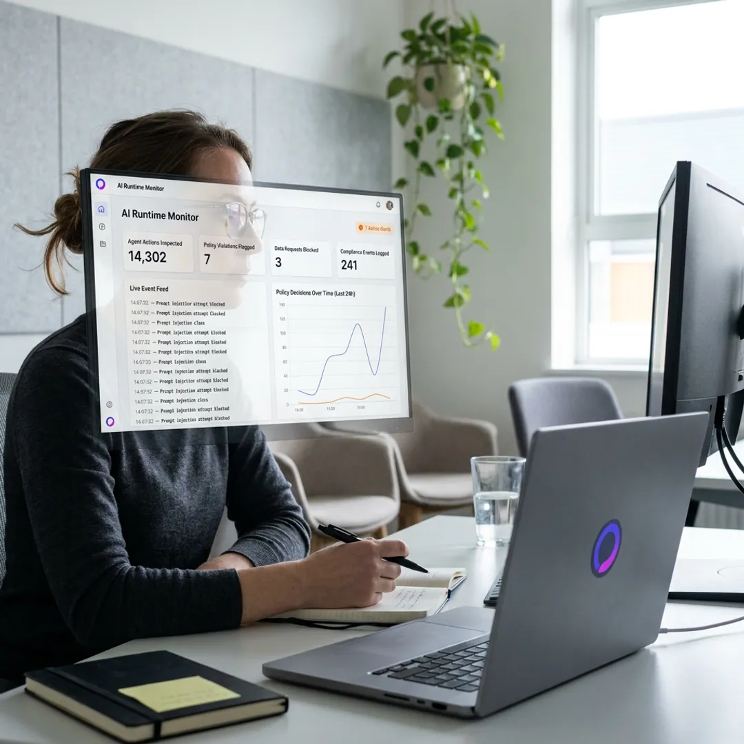 AI runtime security controls protecting enterprise workflows