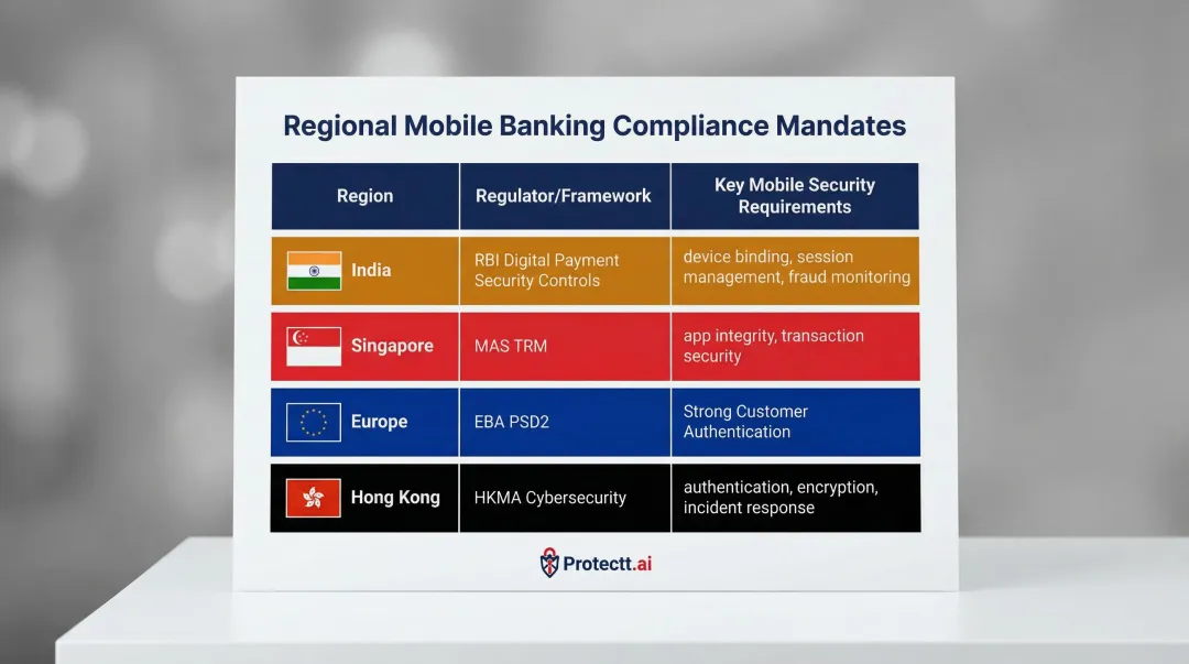 Global banking regulatory compliance frameworks MAS EBA PSD2 and HKMA requirements comparison