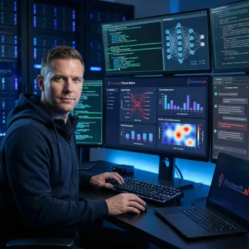 AI red teaming specialist conducting adversarial testing on an LLM system dashboard