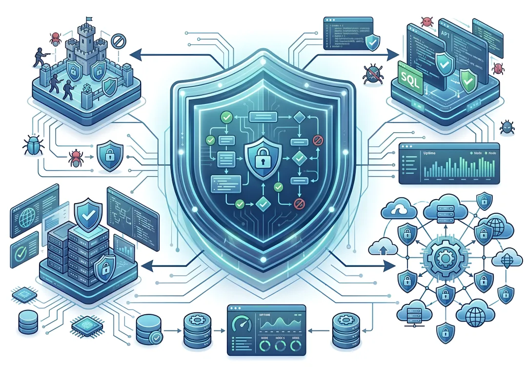 AI-powered RASP security dashboard showing real-time mobile app threat detection