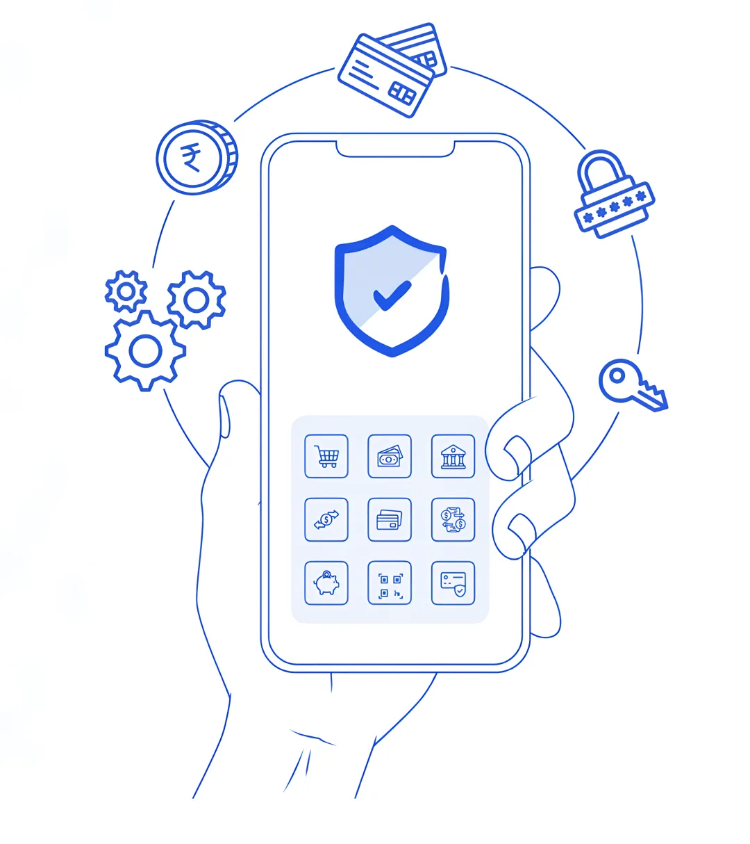 AI-powered mobile app security platform detecting malware on a smartphone