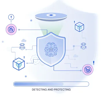 API security platform dashboard showing real-time threat detection and API traffic monitoring