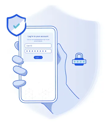 AI-powered mobile security platform dashboard showing compliance metrics and threat analysis