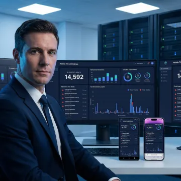 Mobile threat defense platform dashboard showing real-time runtime attack detection and blocking