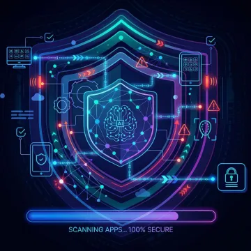 Diagram illustrating zero-trust security layers protecting an autonomous AI pipeline