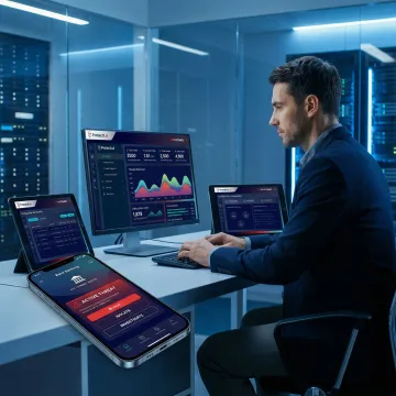 Runtime security dashboard monitoring threats in a mobile banking application in real time