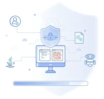 Java bytecode obfuscation tool interface showing code transformation and shrinking process