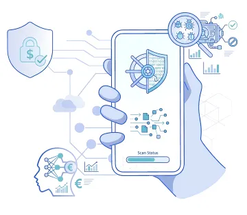 AI-powered mobile threat intelligence platform analyzing security threats in real time