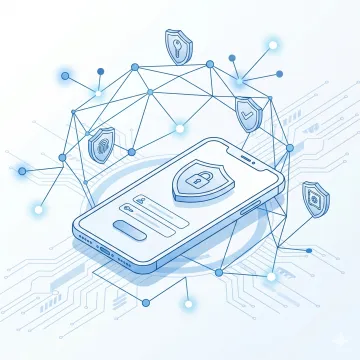 AI-powered mobile security dashboard protecting banking and insurance applications in real time