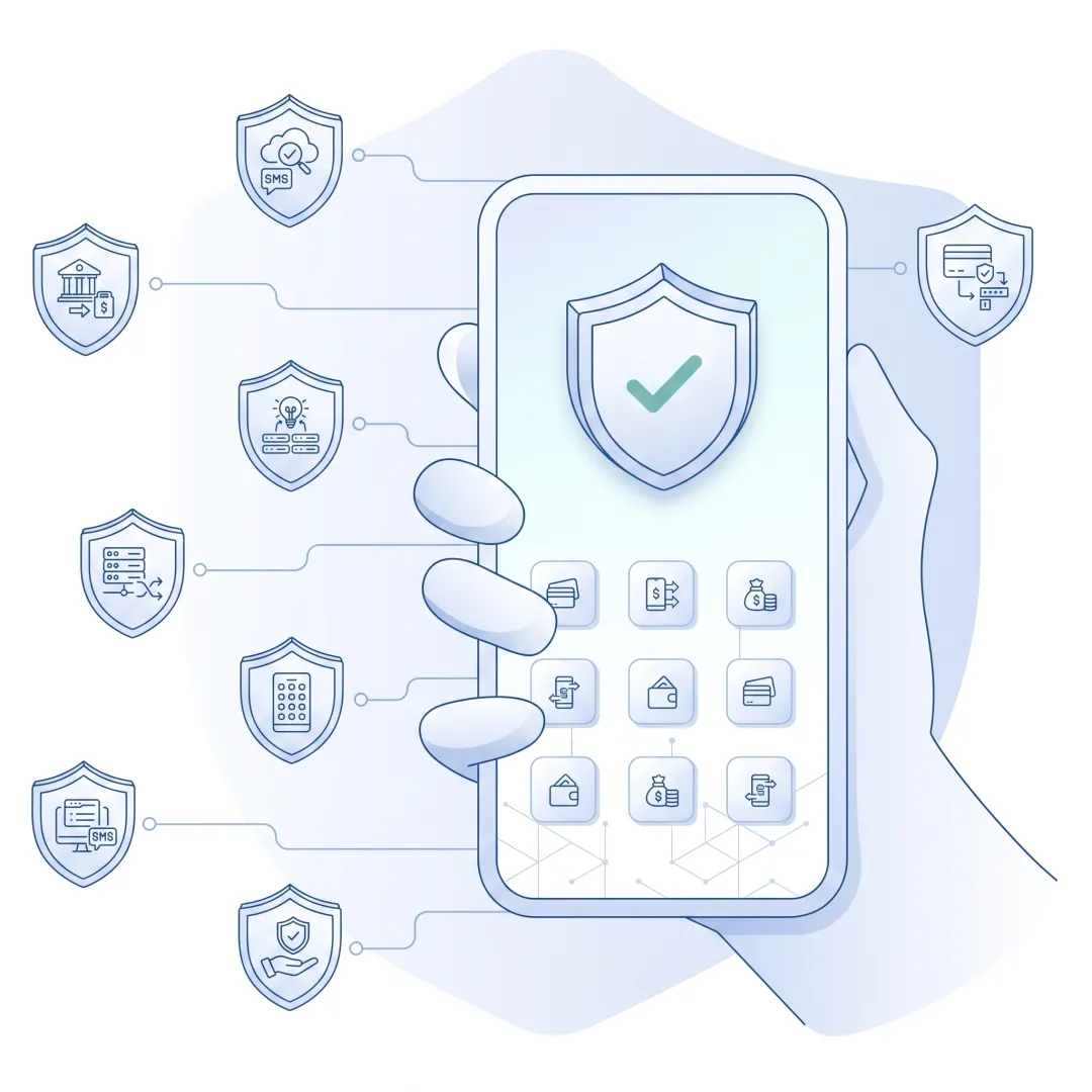SMS Spoofing Prevention for Mobile Banking Apps and Financial Service Platforms