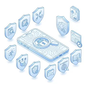 Mobile banking app protected by multi-layered anti-tampering and anti-debugging security shield