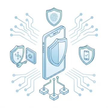 AI-powered mobile app spoofing detection protecting a banking application