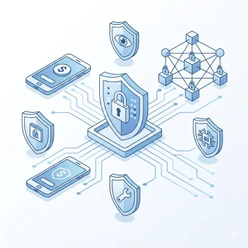 Diagram illustrating zero-trust security layers protecting an autonomous AI pipeline