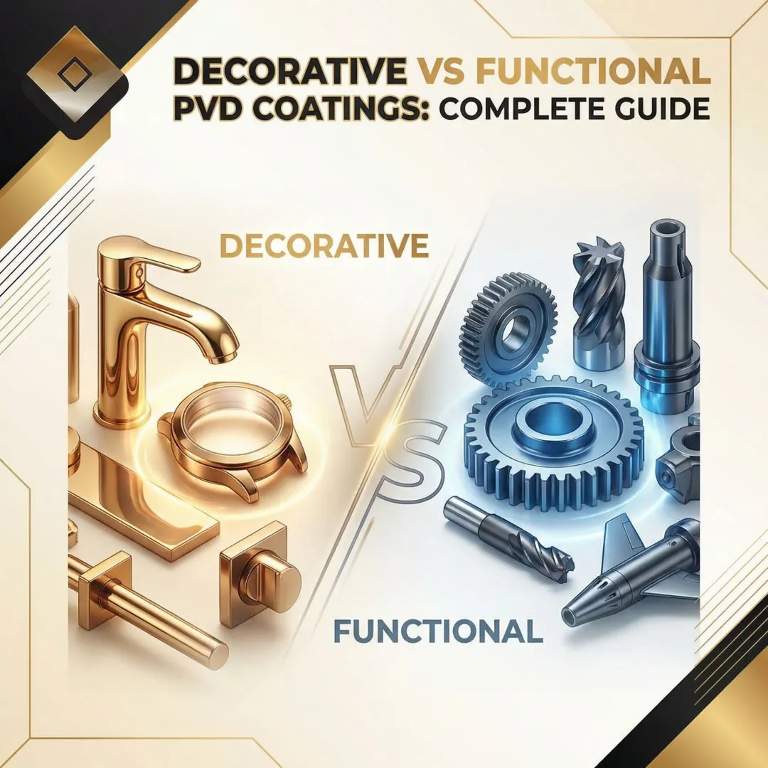 Decorative vs Functional PVD Coatings: Complete Guide