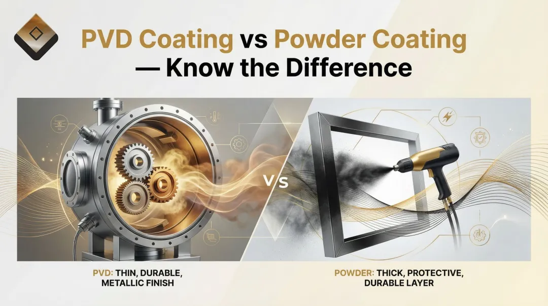 PVD Coating vs Powder Coating — Know the Difference
