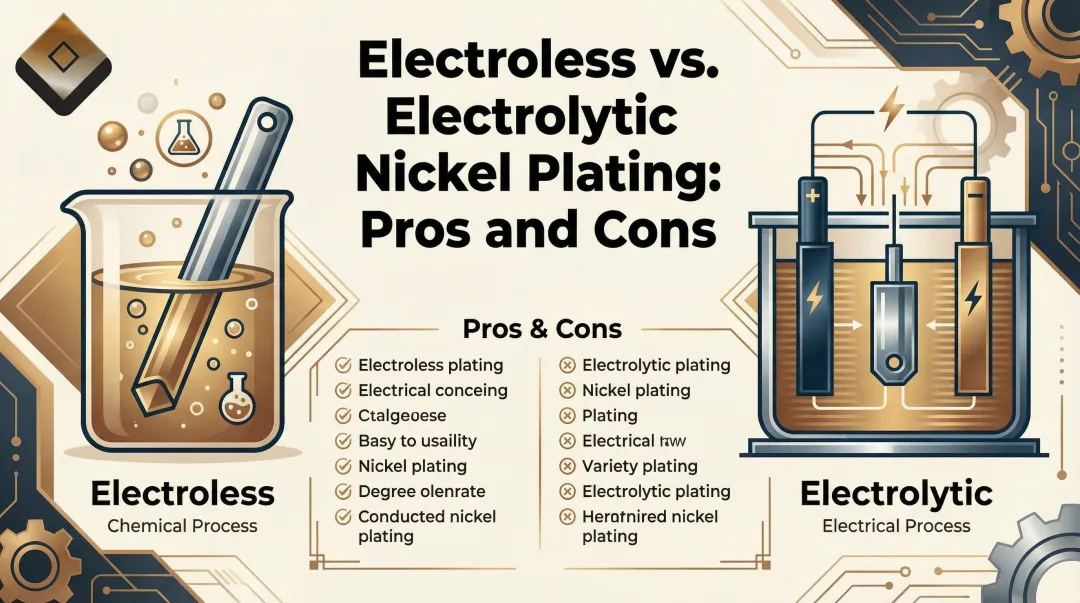 Electroless vs. Electrolytic Nickel Plating: Pros and Cons