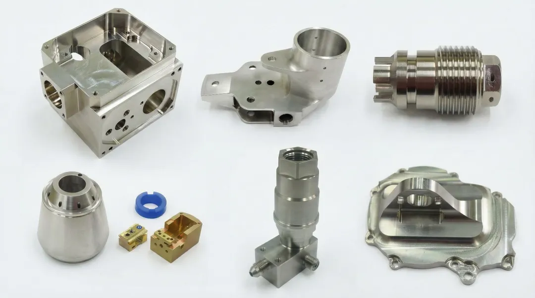 Precision aerospace and oil and gas components with electroless nickel plating applied