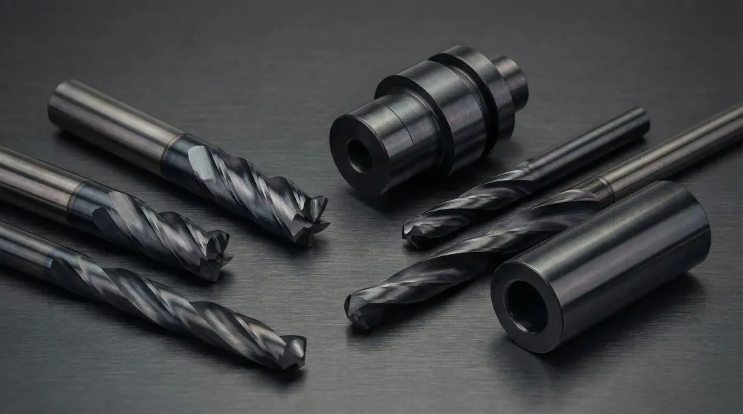DLC-coated precision cutting tools and automotive engine components for industrial use