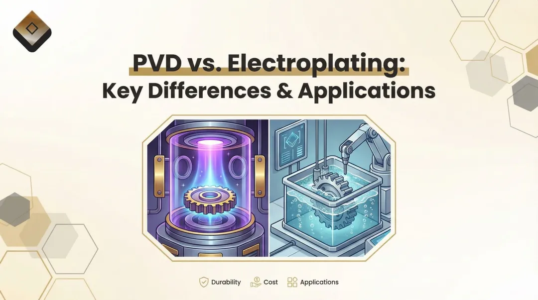 PVD vs. Electroplating: Key Differences & Applications