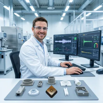 Technician operating plasma treatment system with polycarbonate components