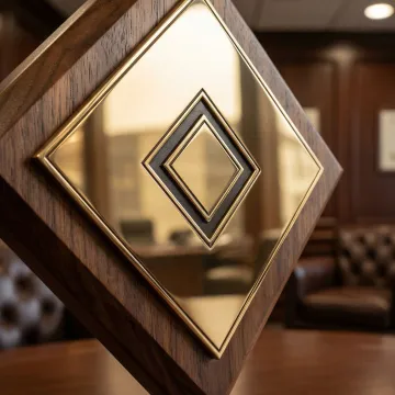 Custom Polished Brass Plaques — Premium Finish