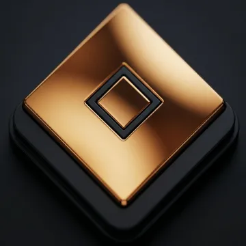 Bronze PVD coated components showcasing metallic finish quality