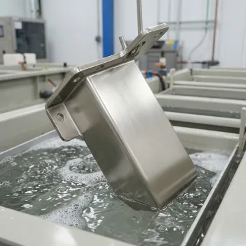 Precision satin nickel electroplating process on metal substrate