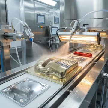 High-tech abrasion resistant coating application on precision parts