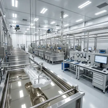 Advanced electroless nickel plating facility with precision coating equipment