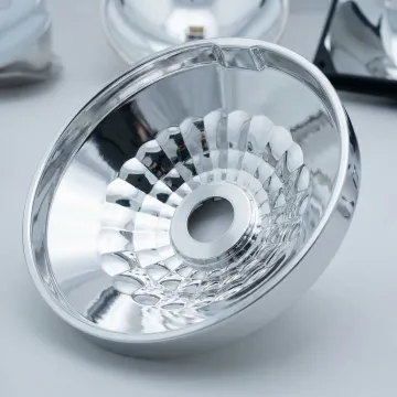 Close-up of scratch resistant UV coating on polished stainless steel surface