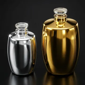 Luxury Electroplate Perfume Bottles — Elegant & Durable