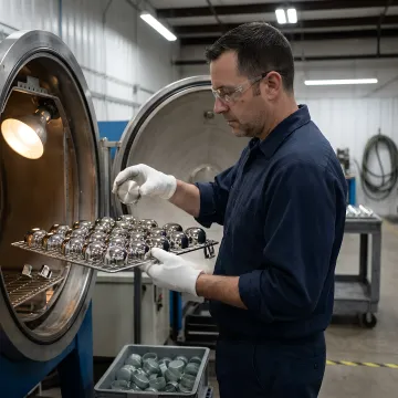 Advanced nickel PVD coating chamber with precision deposition equipment