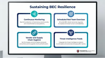 Four pillars of long-term BEC resilience framework for ongoing email security