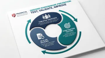 Three-part ransomware prevention training framework tabletop exercises penetration testing and IR reviews
