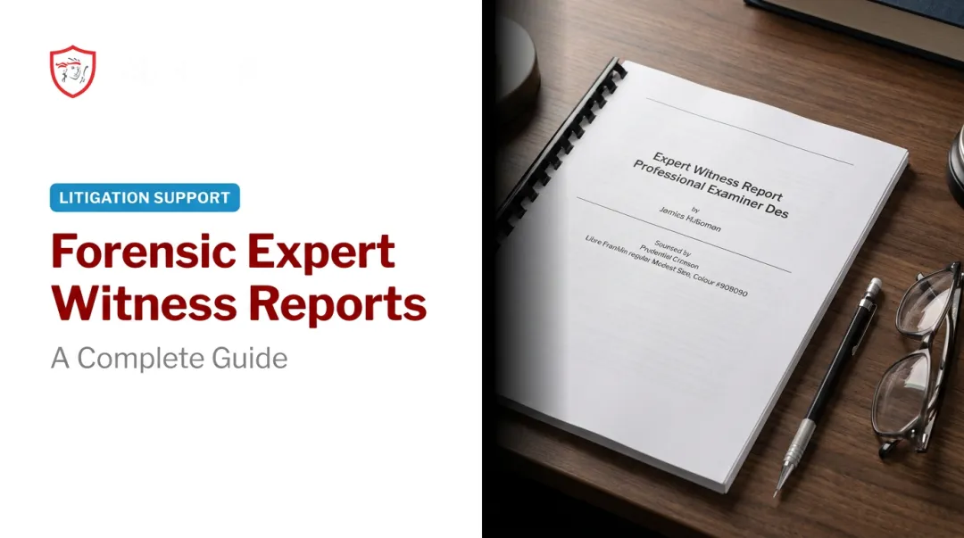 Forensic Expert Witness Reports: A Complete Guide