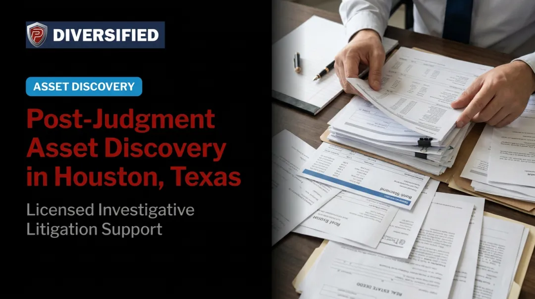 Post-Judgment Asset Discovery in Houston, Texas