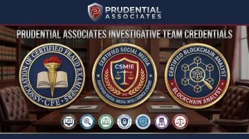 Prudential Associates certified investigative team credentials and professional specializations