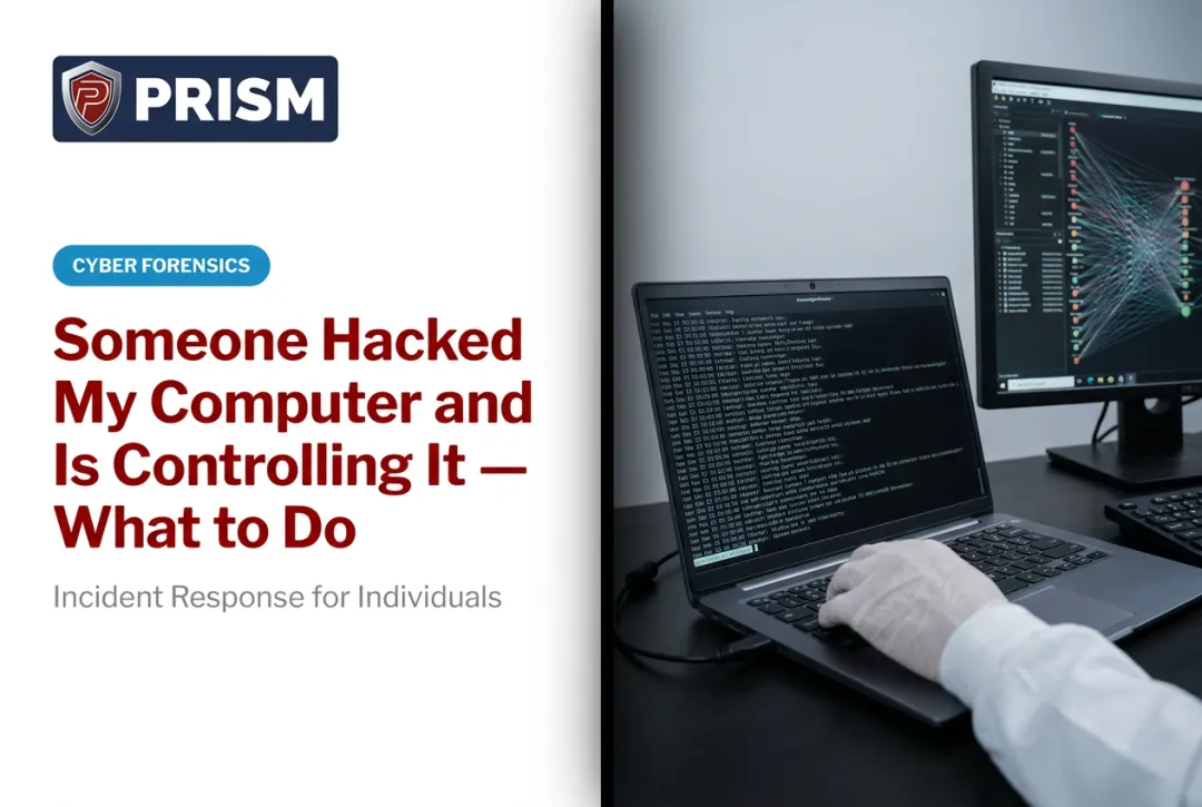 Someone Hacked My Computer and Is Controlling It — What to Do