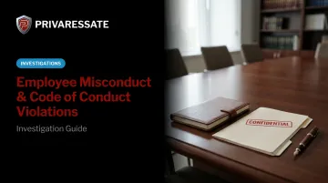 Employee Misconduct &amp; Code of Conduct Violations: Investigation Guide