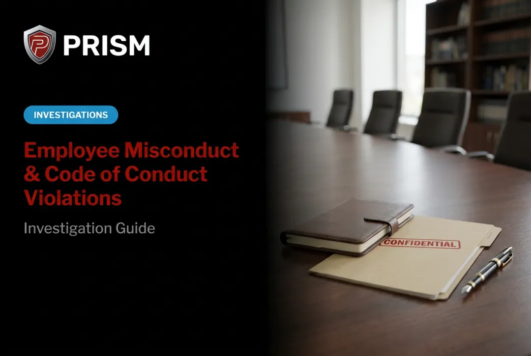 Employee Misconduct & Code of Conduct Violations: Investigation Guide